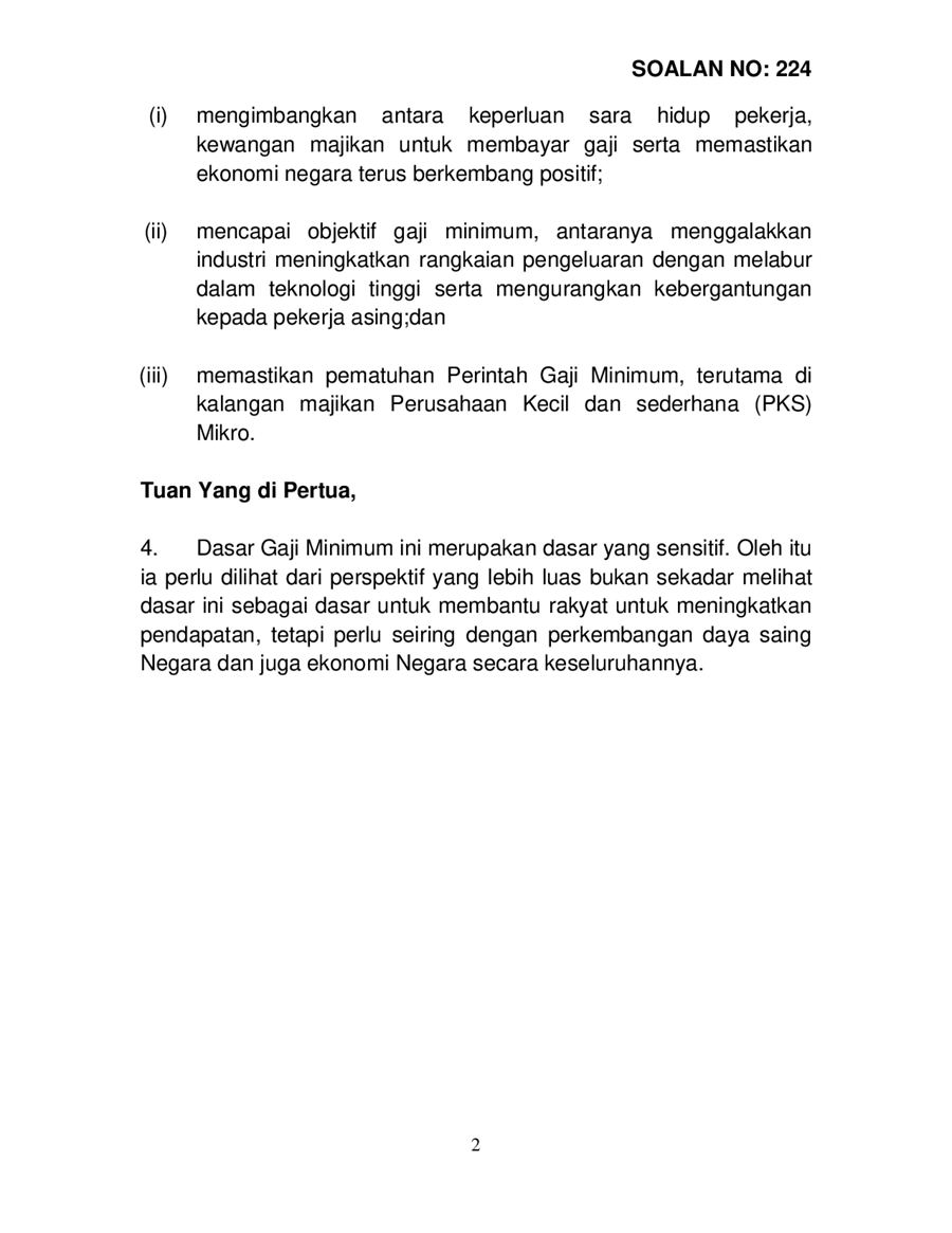 P14p2m1 Soalan Bukanlisan 224 Pdf Parliamentary Documents