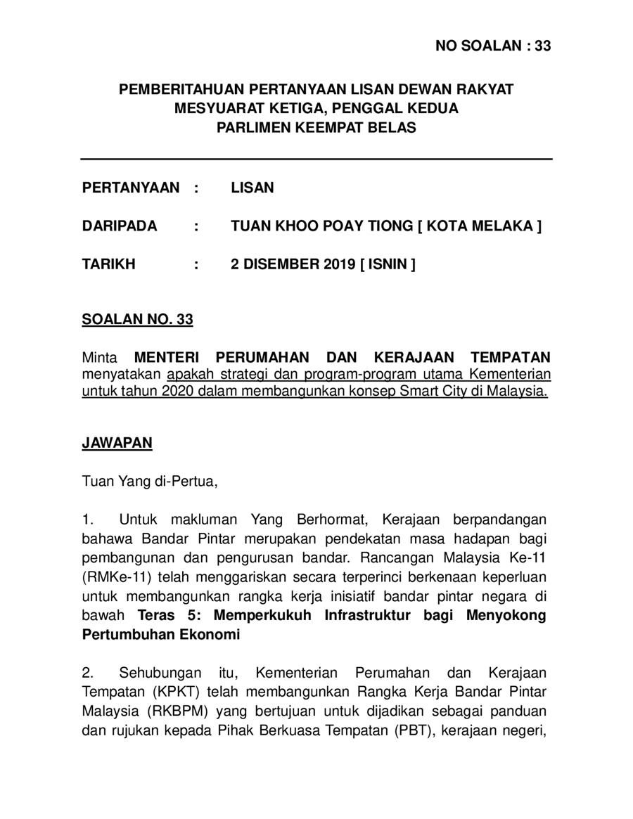 par14p2m3-soalan-Lisan-33.pdf - Parliamentary Documents