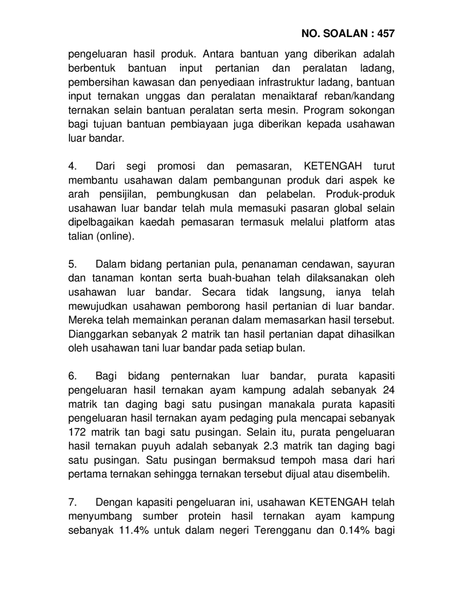 Par14p2m3 Soalan Bukanlisan 457 Pdf Parliamentary Documents