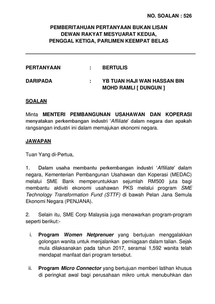 20200828-par14s3m2-soalan-BukanLisan-526.pdf - Parliamentary Documents