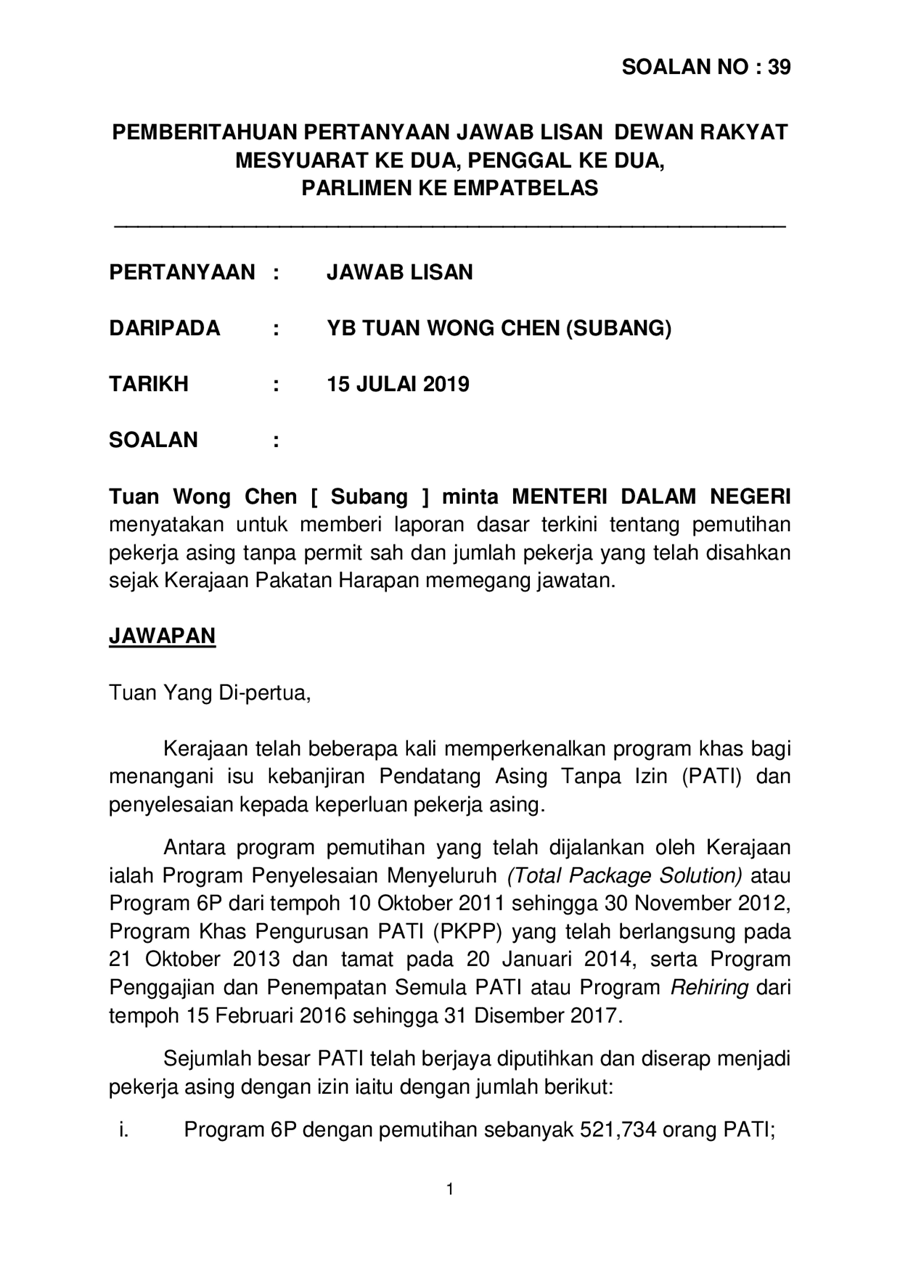 par14p2m2-soalan-Lisan-39.pdf - Parliamentary Documents