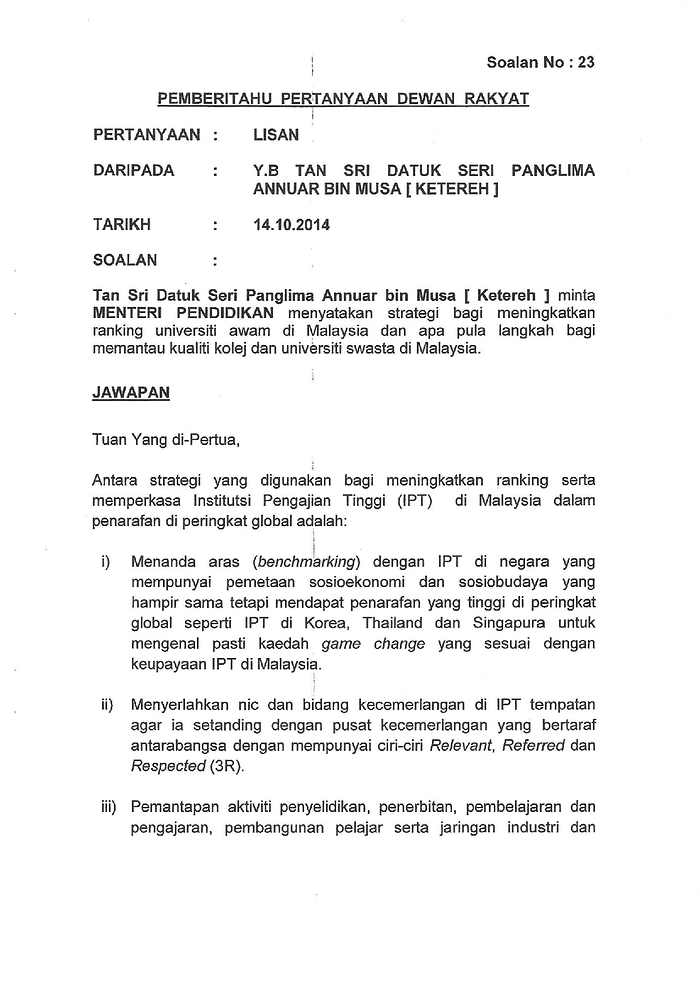 soalan-23.pdf u2014 Parliamentary Documents