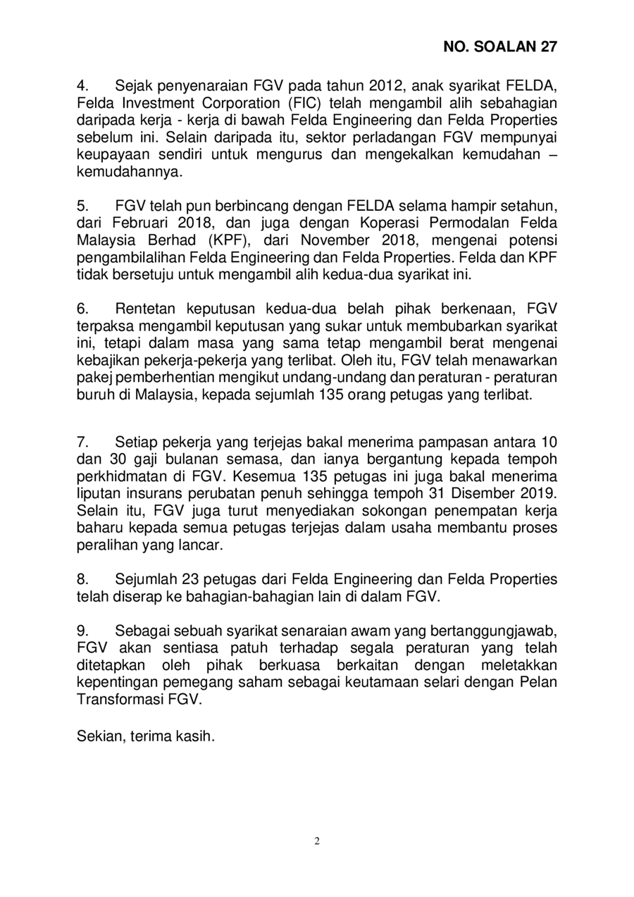 Par14p2m2 Soalan Lisan 27 Pdf Parliamentary Documents