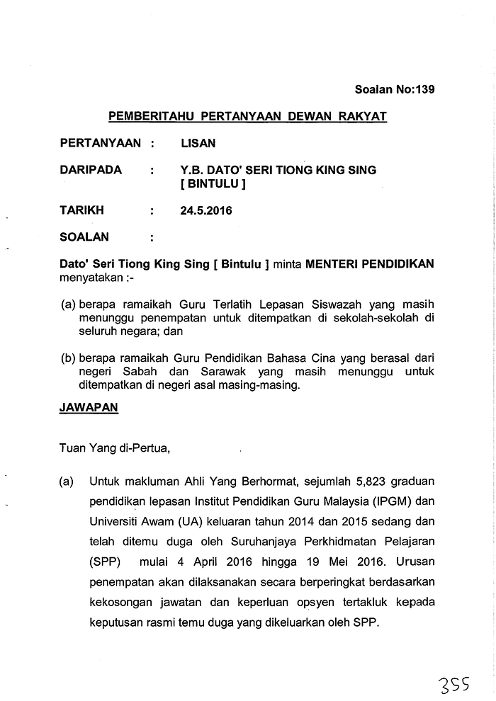 soalan-139.pdf - Parliamentary Documents