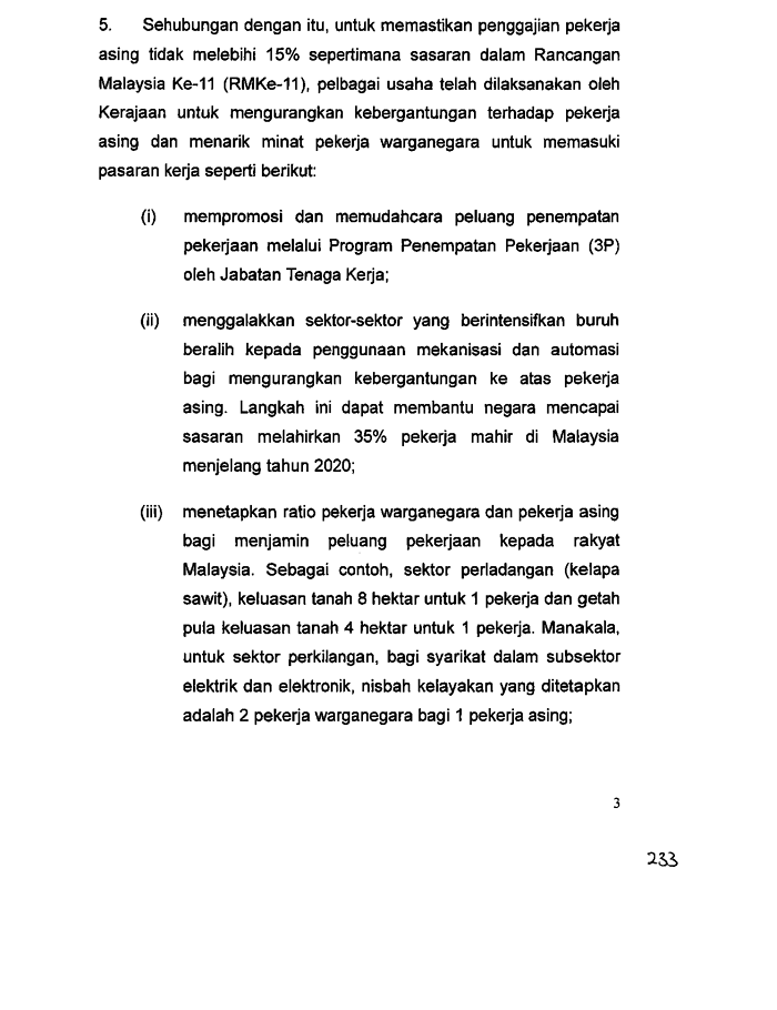 Soalan 82 Parliamentary Documents