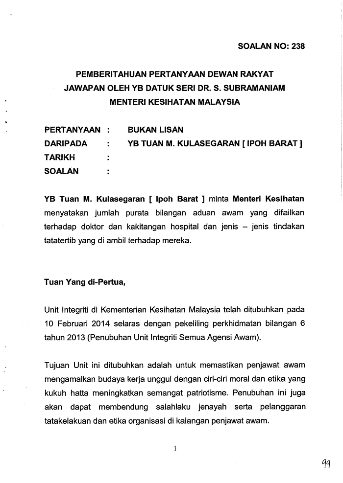 soalan-238.pdf - Parliamentary Documents