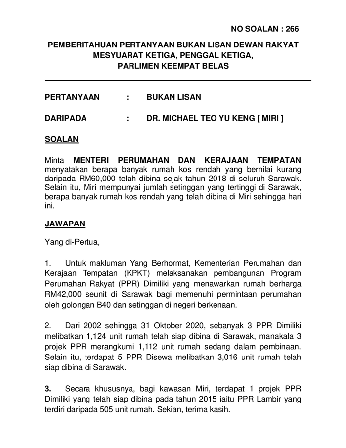 20201207-p14m3p2-soalan-BukanLisan-266.pdf - Parliamentary Documents