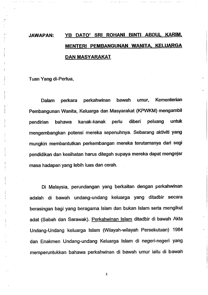 Soalan 537 u2014 Parliamentary Documents