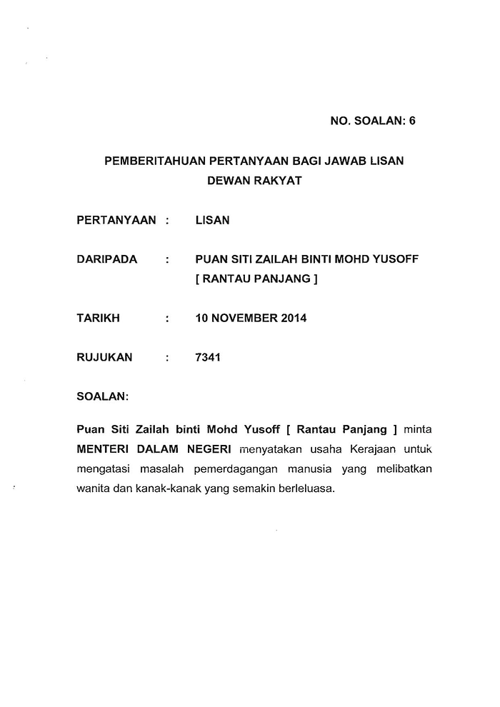 Soalan 6 Pdf Parliamentary Documents