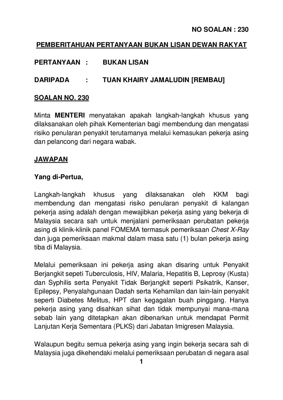 p14p2m1-soalan-BukanLisan-230.pdf u2014 Parliamentary Documents