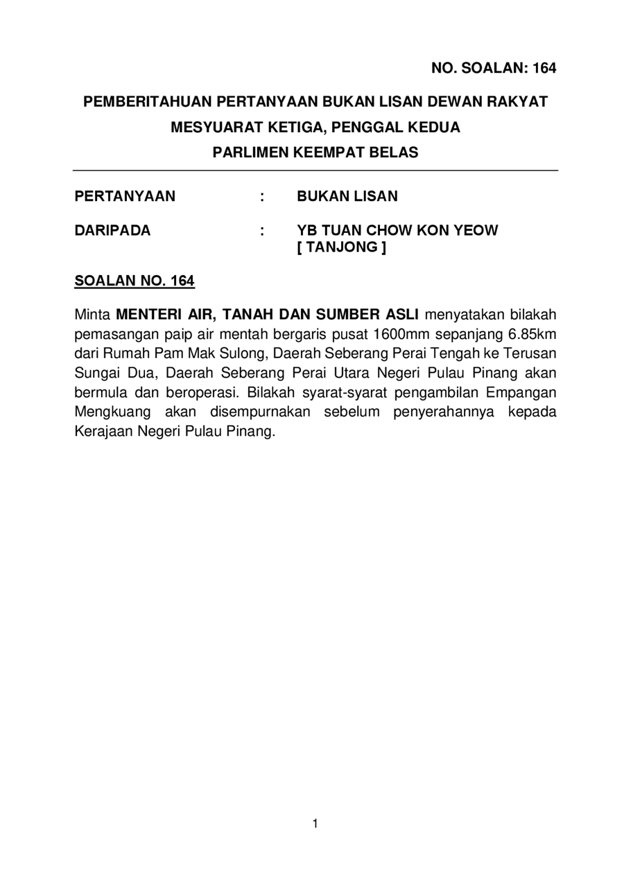 par14p2m3-soalan-BukanLisan-164.pdf - Parliamentary Documents