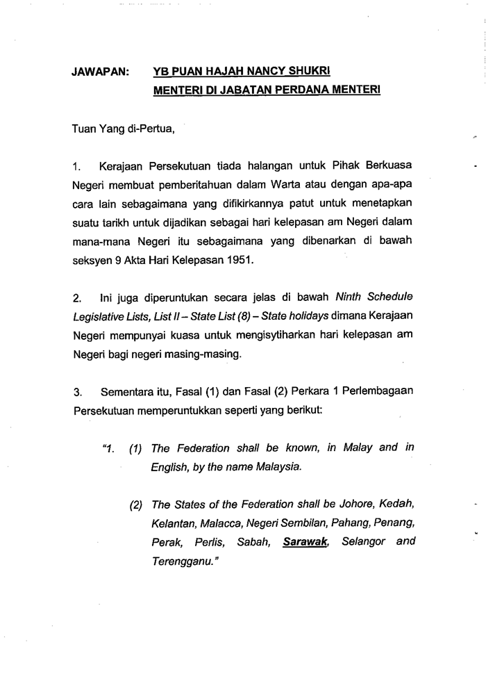 Soalan 14 Pdf Parliamentary Documents